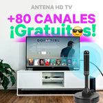 Antena UltraHD + 80 Canales ¡GRATIS!